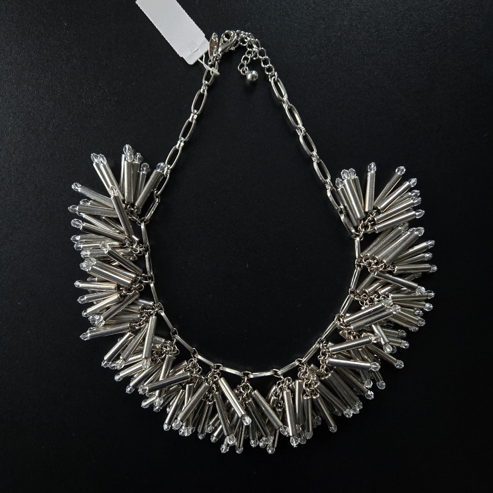Natasha Accessories Fringe Collar Necklace